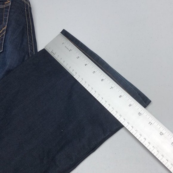 LIKE NEW VINTAGE SILVER SUKI FLARE BOOT JEANS 30x32 ⭐️ - Picture 14 of 16